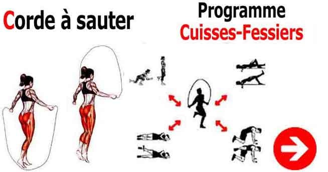 Programme de renforcement musculaire complet sans matériel en circuit-training 18 CORDE