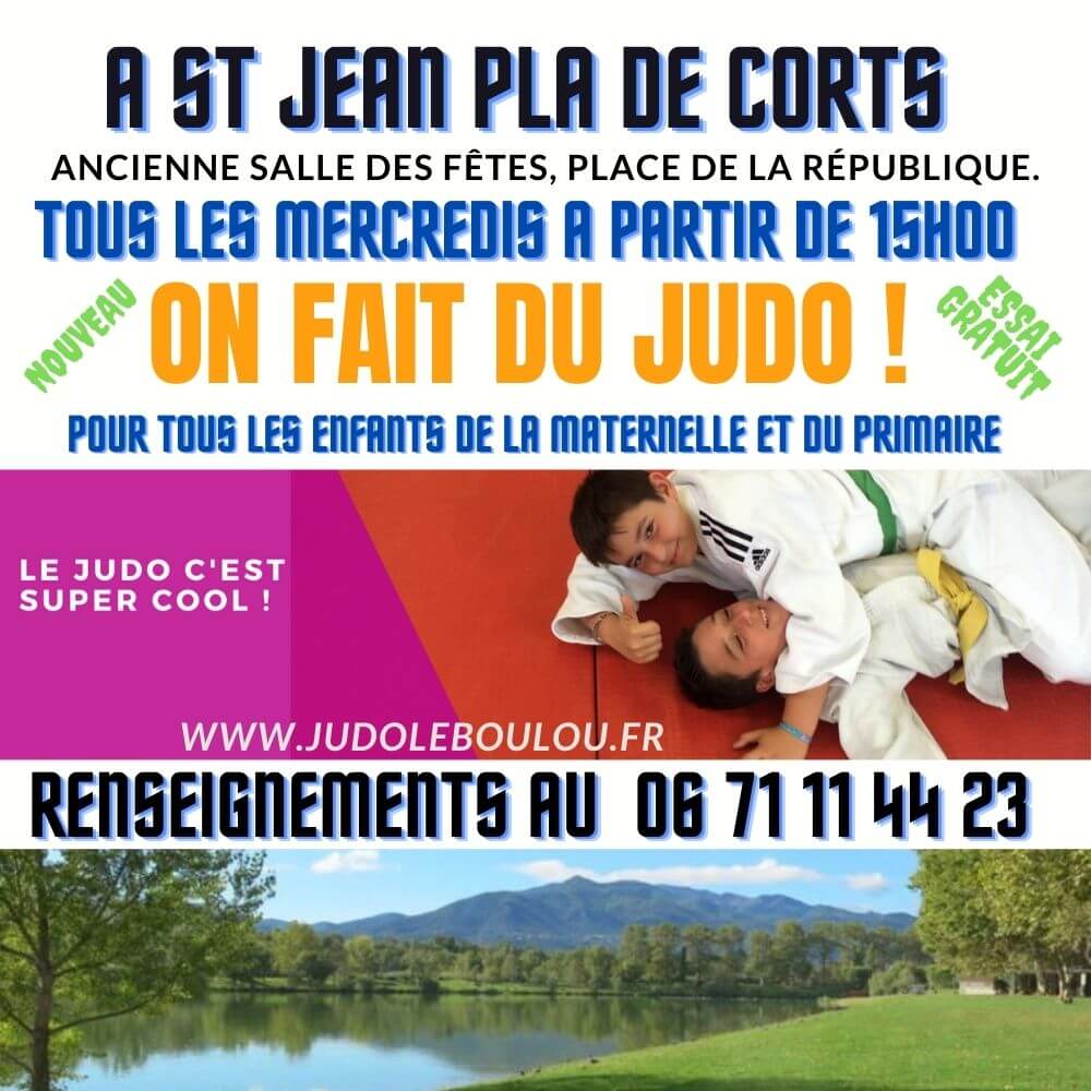 Les horaires des cours 2 Judo St jean