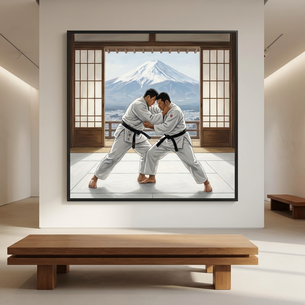 Décorer son dojo ou sa salle de sport à domicile 1 Tableaux d'arts martiaux